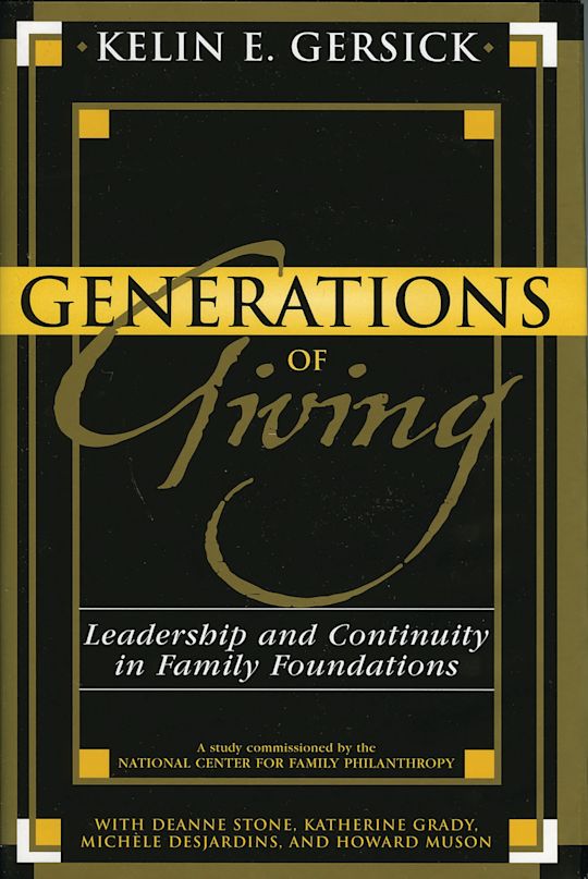 Generations of Giving cover