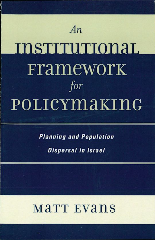 An Institutional Framework for Policymaking cover