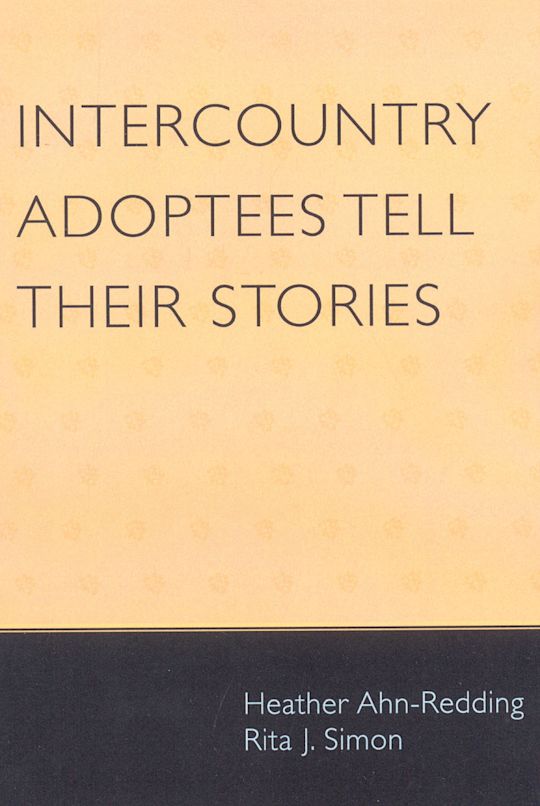 Intercountry Adoptees Tell Their Stories cover