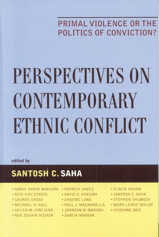 Perspectives on Contemporary Ethnic Conflict cover