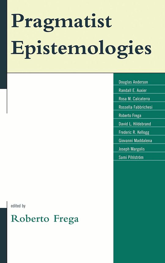 Pragmatist Epistemologies cover