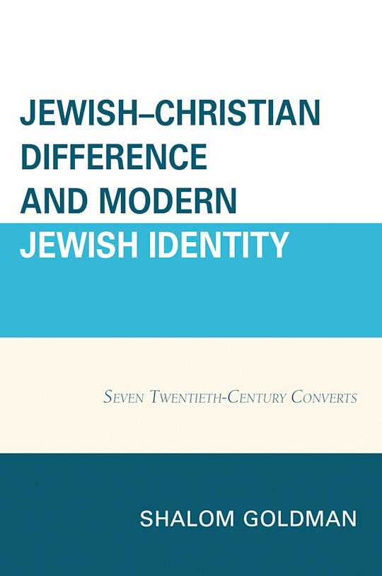 Jewish–Christian Difference and Modern Jewish Identity cover