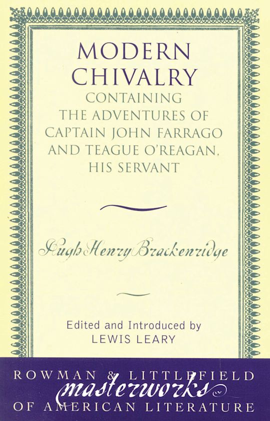 Modern Chivalry cover