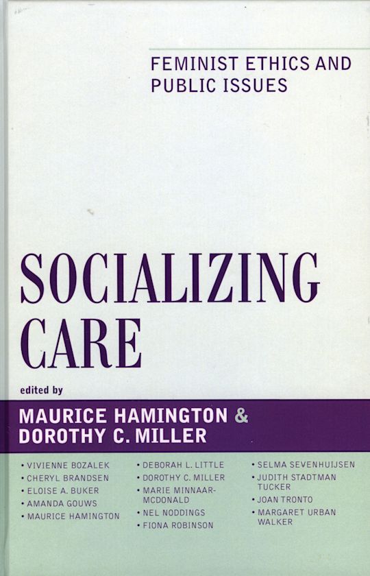 Socializing Care cover