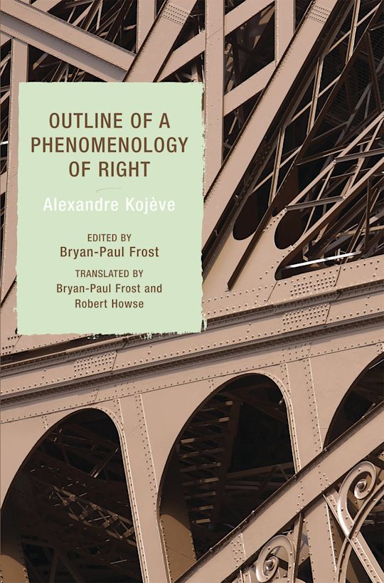 Outline of a Phenomenology of Right cover