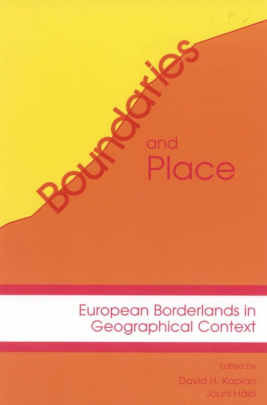 Boundaries and Place cover