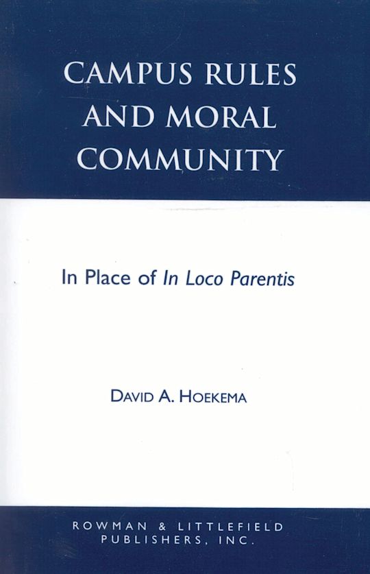 Campus Rules and Moral Community cover