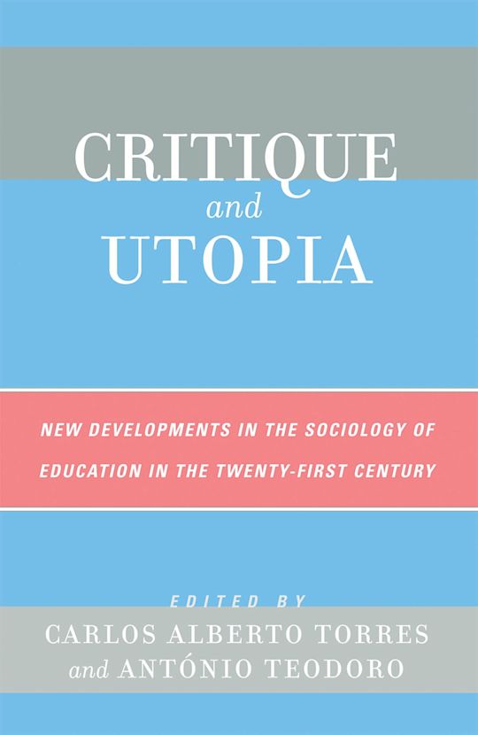 Critique and Utopia cover