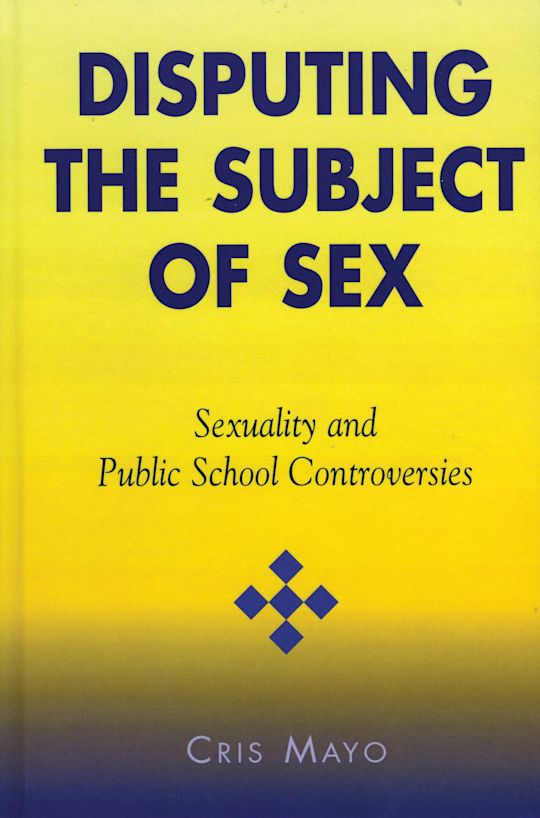 Disputing the Subject of Sex cover