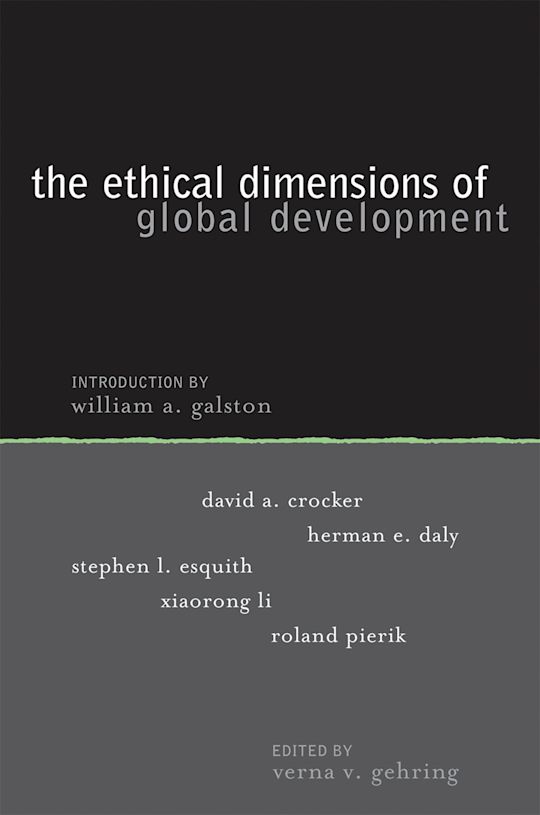 Ethical Dimensions of Global Development cover