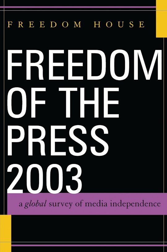 Freedom of the Press 2003 cover