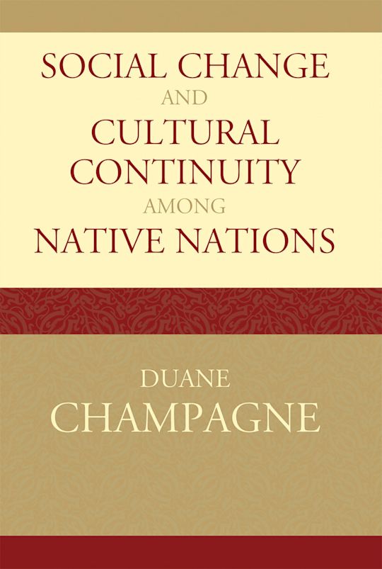 Social Change and Cultural Continuity among Native Nations cover