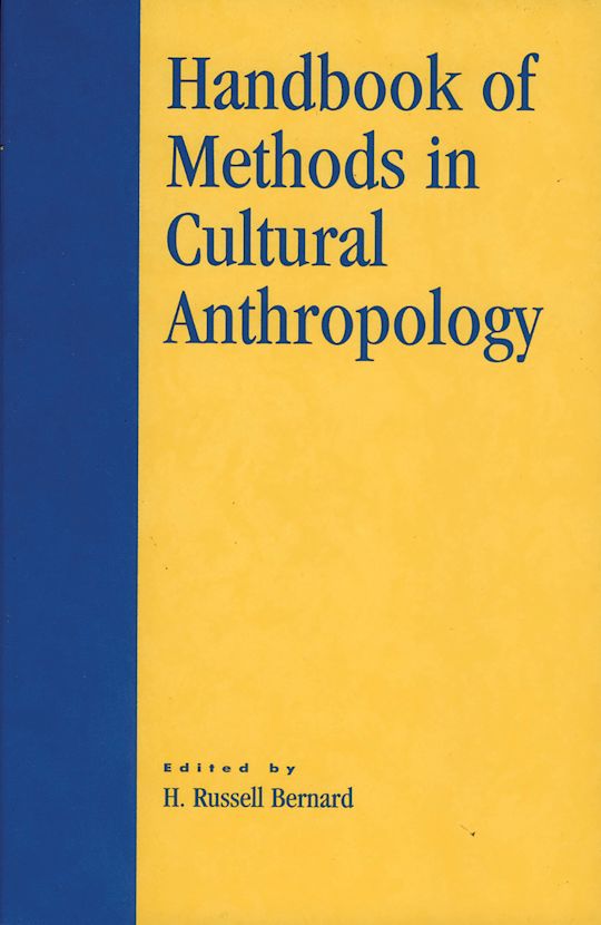 Handbook of Methods in Cultural Anthropology cover