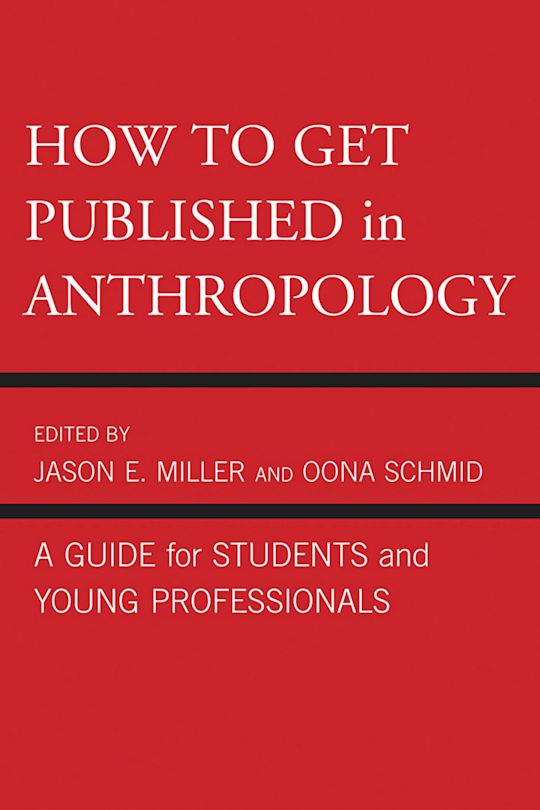 How to Get Published in Anthropology cover