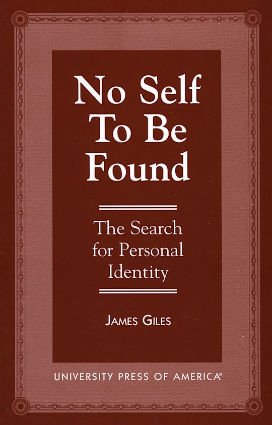 No Self to be Found cover