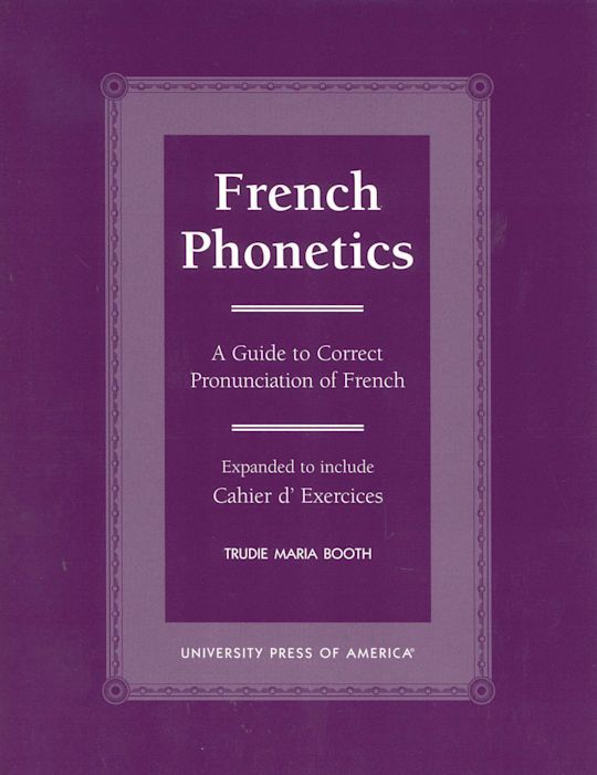 French Phonetics cover