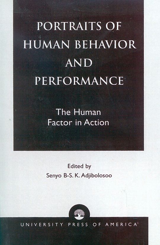 Portraits of Human Behavior and Performance cover