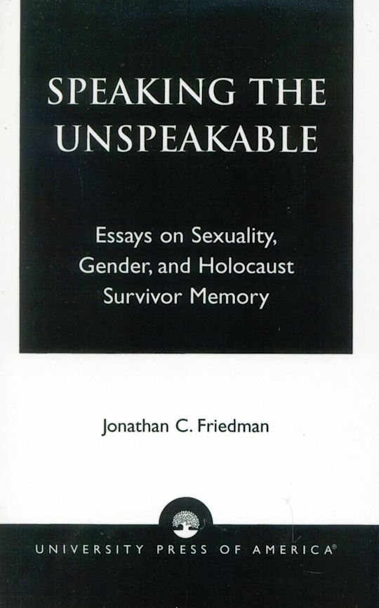 Speaking the Unspeakable cover