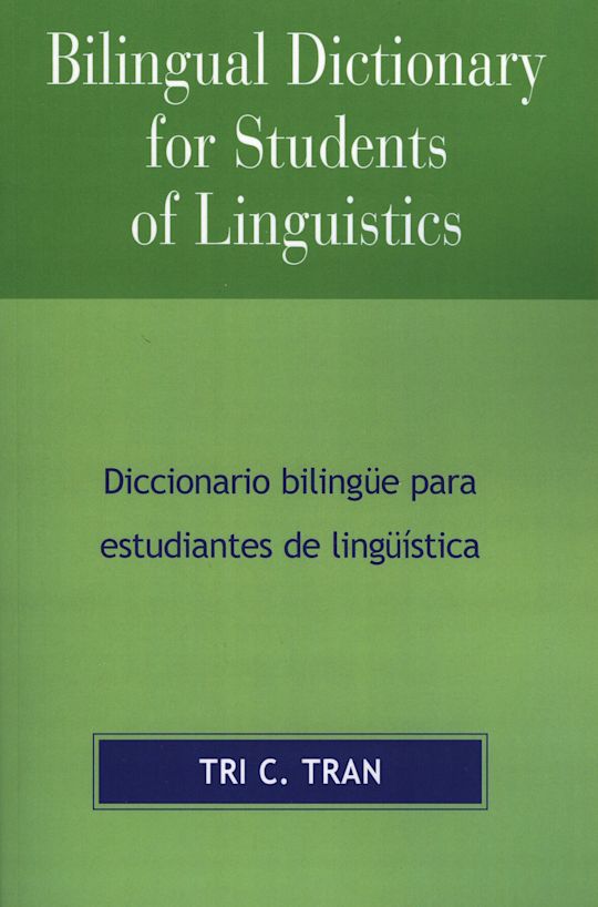 Bilingual Dictionary for Students of Linguistics cover
