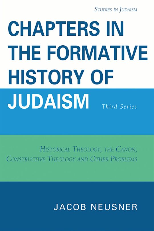 Chapters in the Formative History of Judaism cover