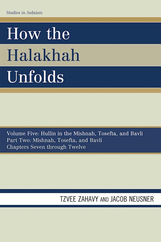 How the Halakhah Unfolds cover