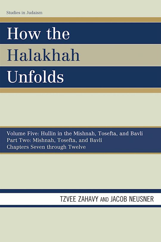 How the Halakhah Unfolds cover