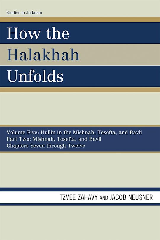 How the Halakhah Unfolds cover