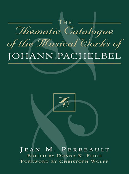 Thematic Catalogue of the Musical Works of Johann Pachelbel cover