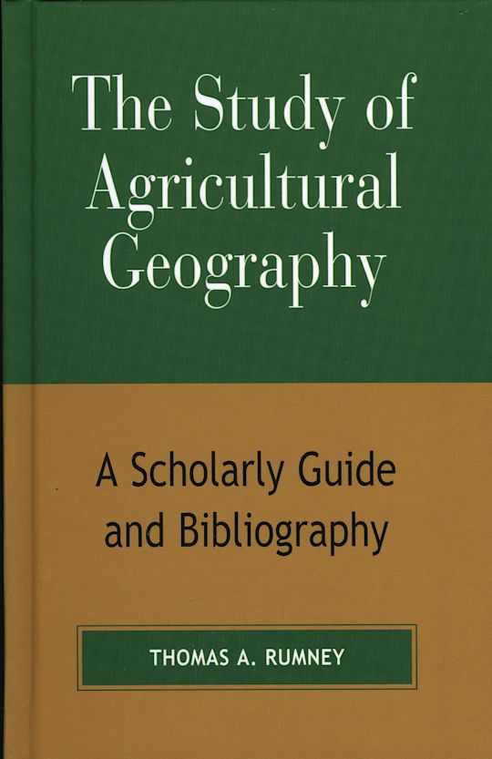 The Study of Agricultural Geography cover