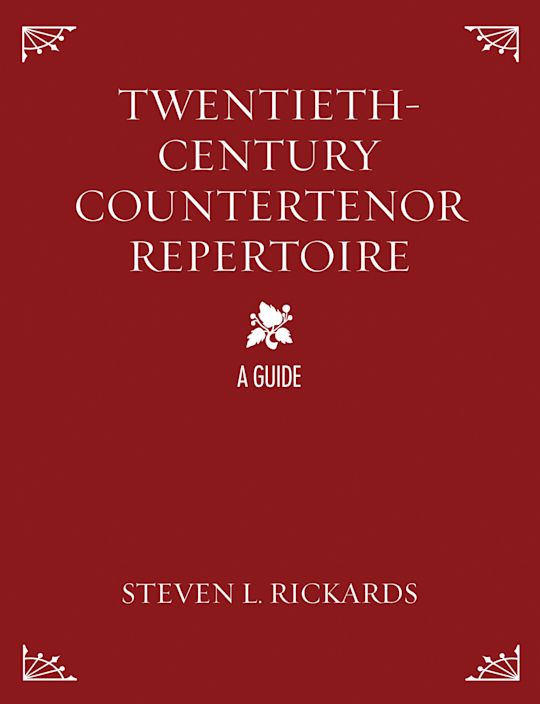 Twentieth-Century Countertenor Repertoire cover