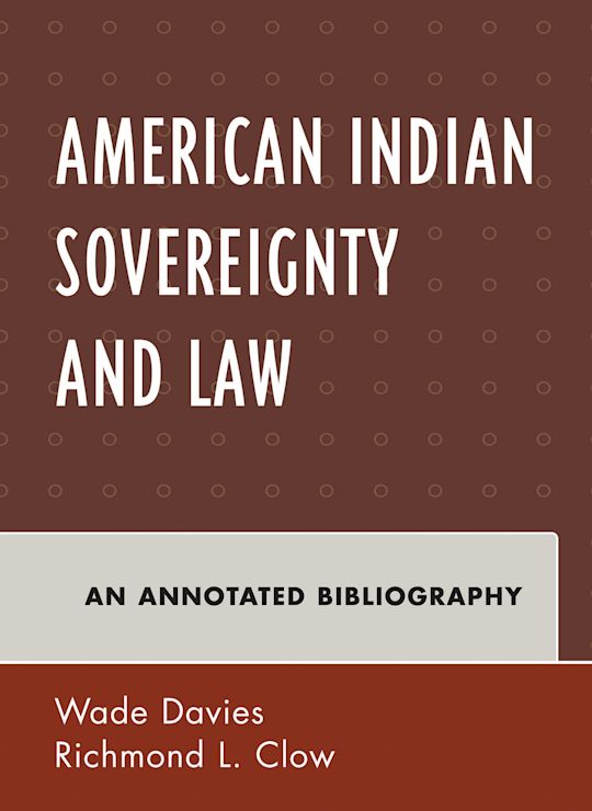 American Indian Sovereignty and Law cover
