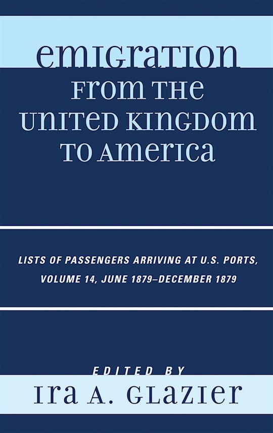 Emigration from the United Kingdom to America cover