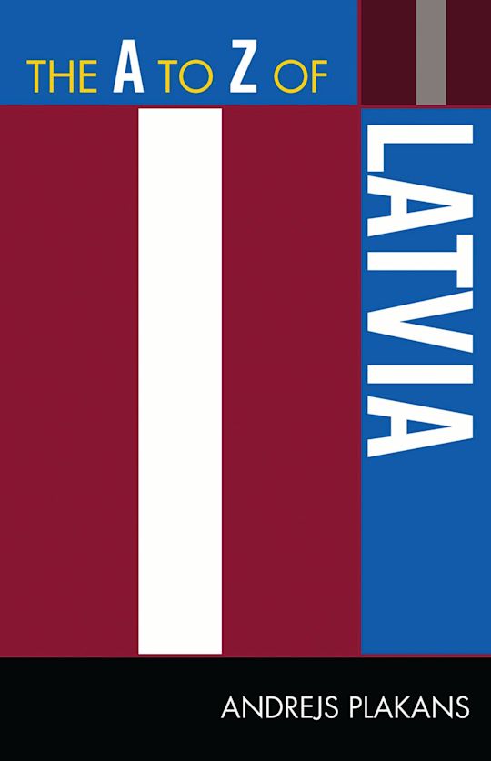 The A to Z of Latvia cover