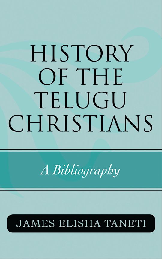 History of the Telugu Christians cover