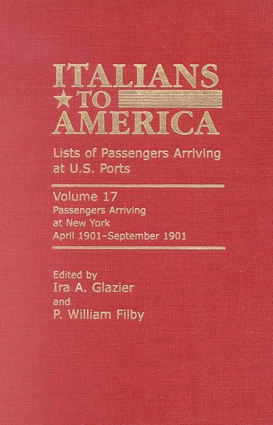 Italians to America cover