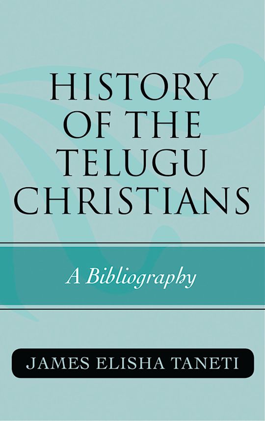 History of the Telugu Christians cover