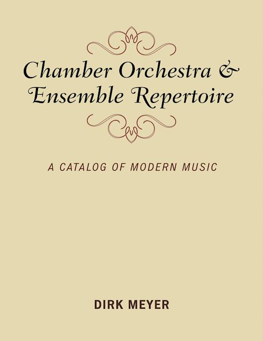 Chamber Orchestra and Ensemble Repertoire cover