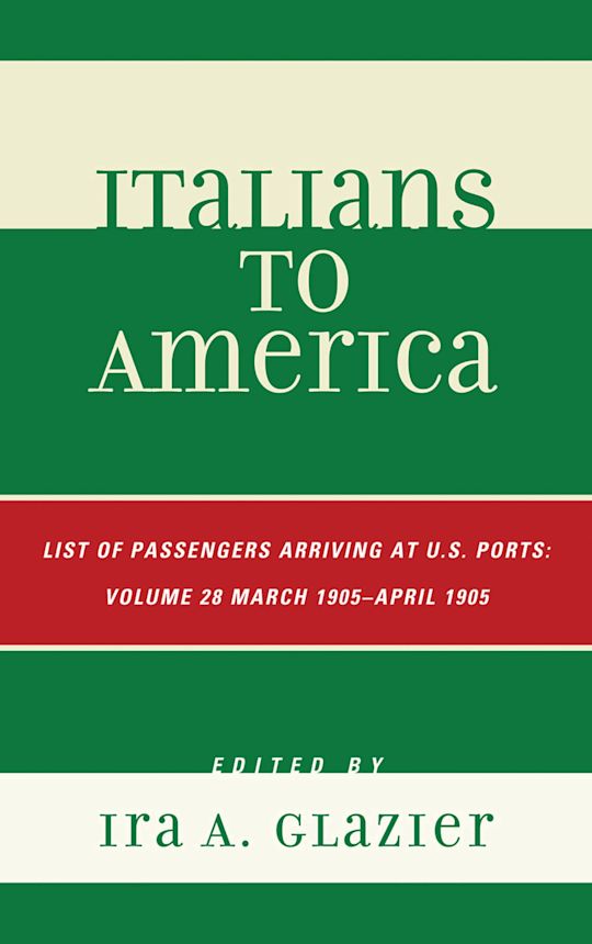 Italians to America cover