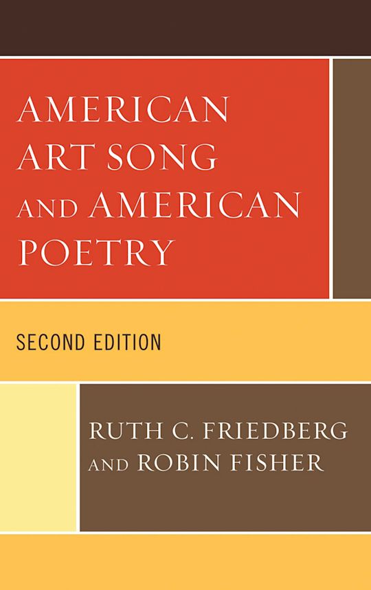 American Art Song and American Poetry cover