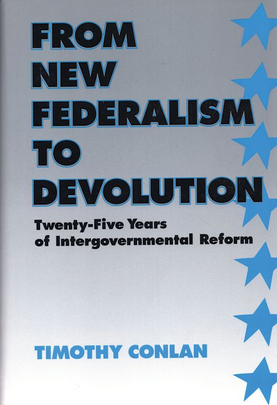 From New Federalism to Devolution cover