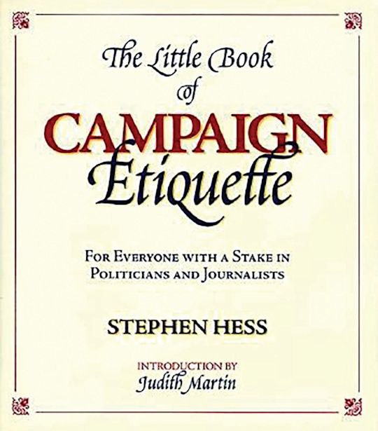 The Little Book of Campaign Etiquette cover