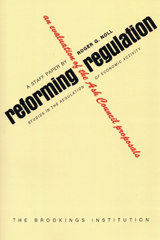 Reforming Regulation cover