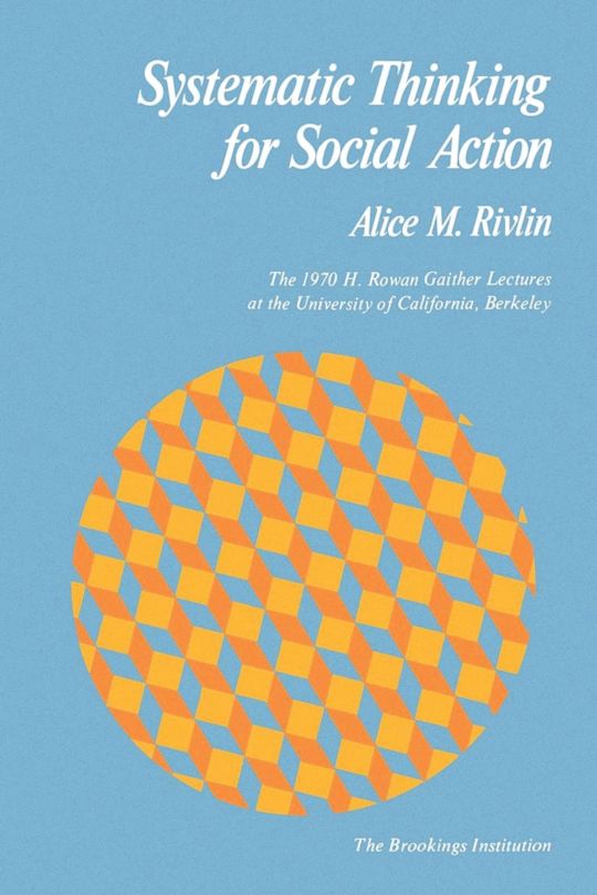 Systematic Thinking for Social Action cover