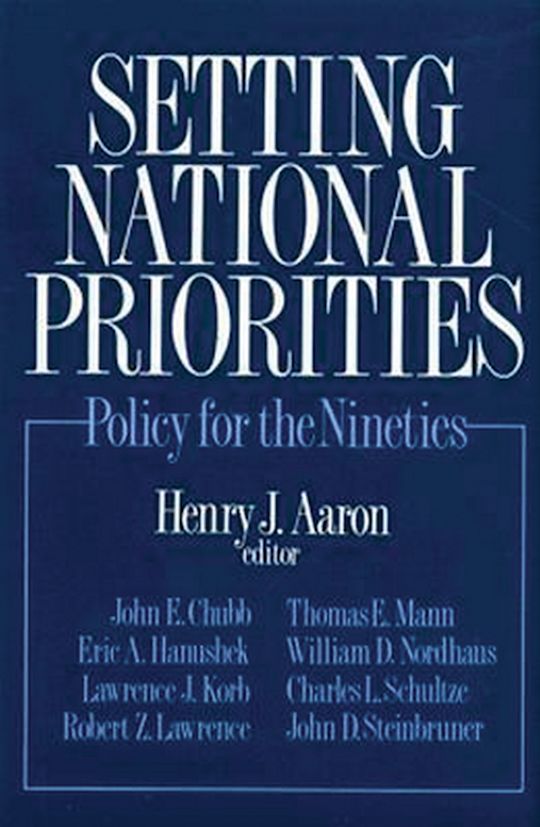 Setting National Priorities cover