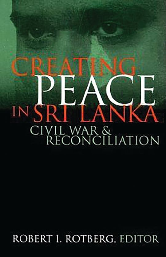 Creating Peace in Sri Lanka cover