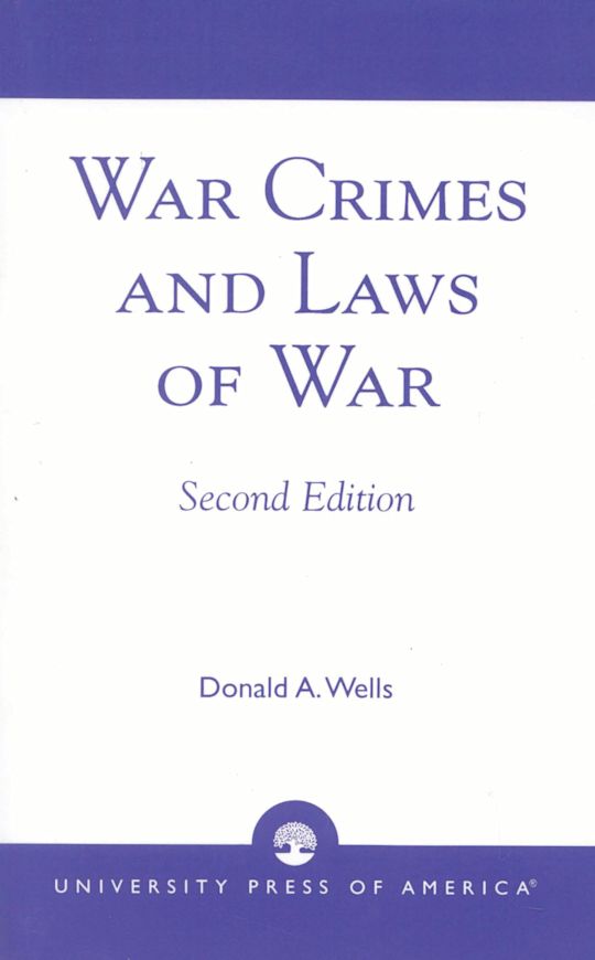 War Crimes and Laws of War cover