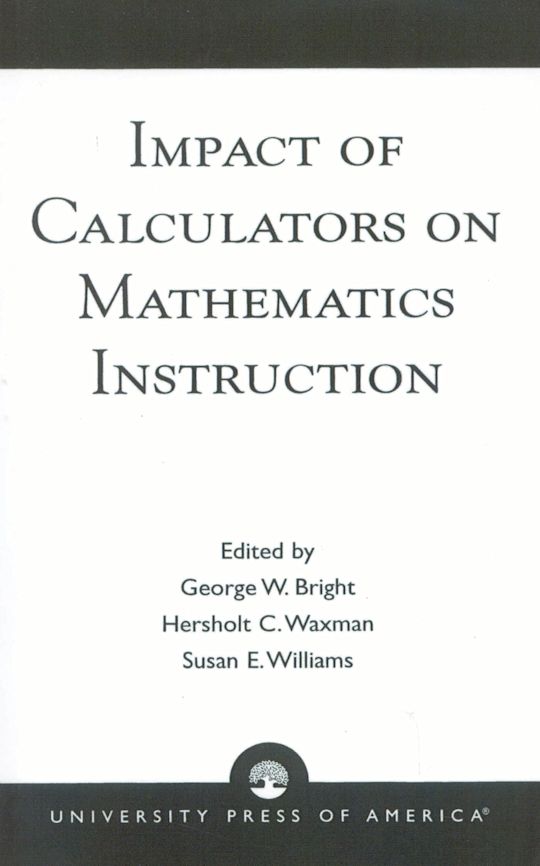 Impact of Calculators on Mathematics Instruction cover