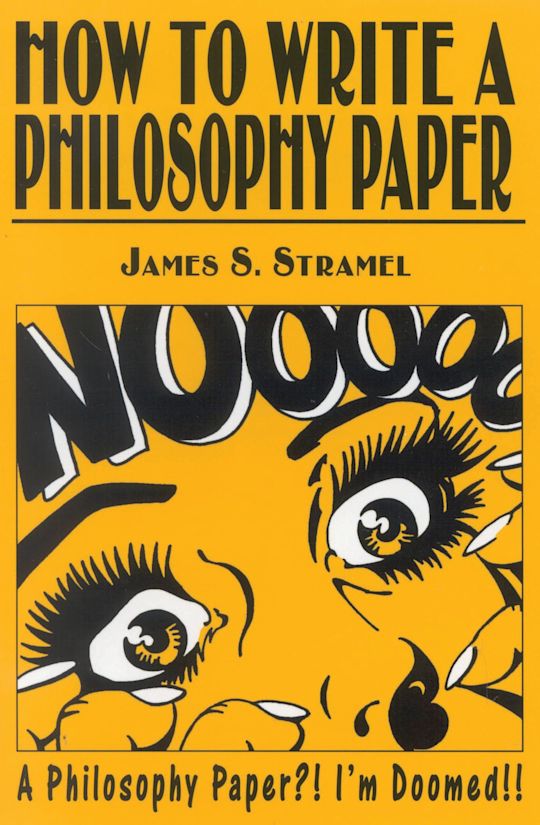 How to Write a Philosophy Paper cover