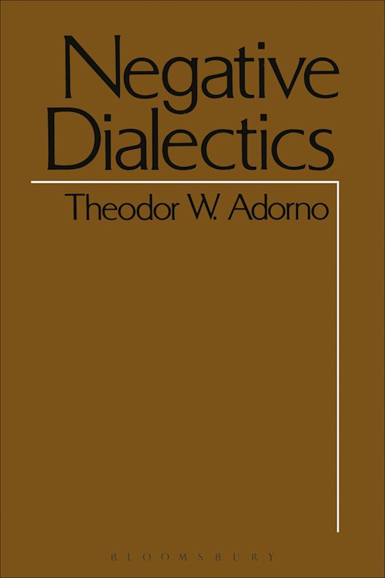 Negative Dialectics cover