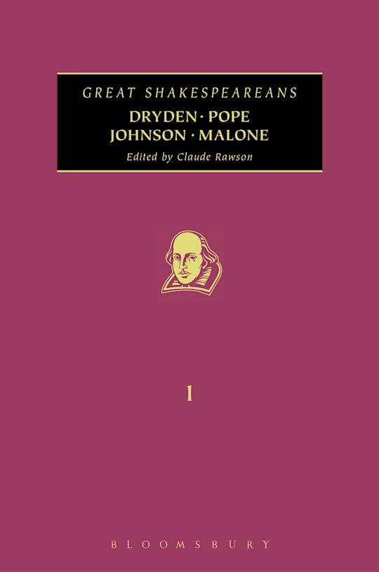 Dryden, Pope, Johnson, Malone cover